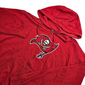 NFL Team Apparel Tampa Bay Buccaneers Full Zip Hoodie Jacket Mens XL Athleisure